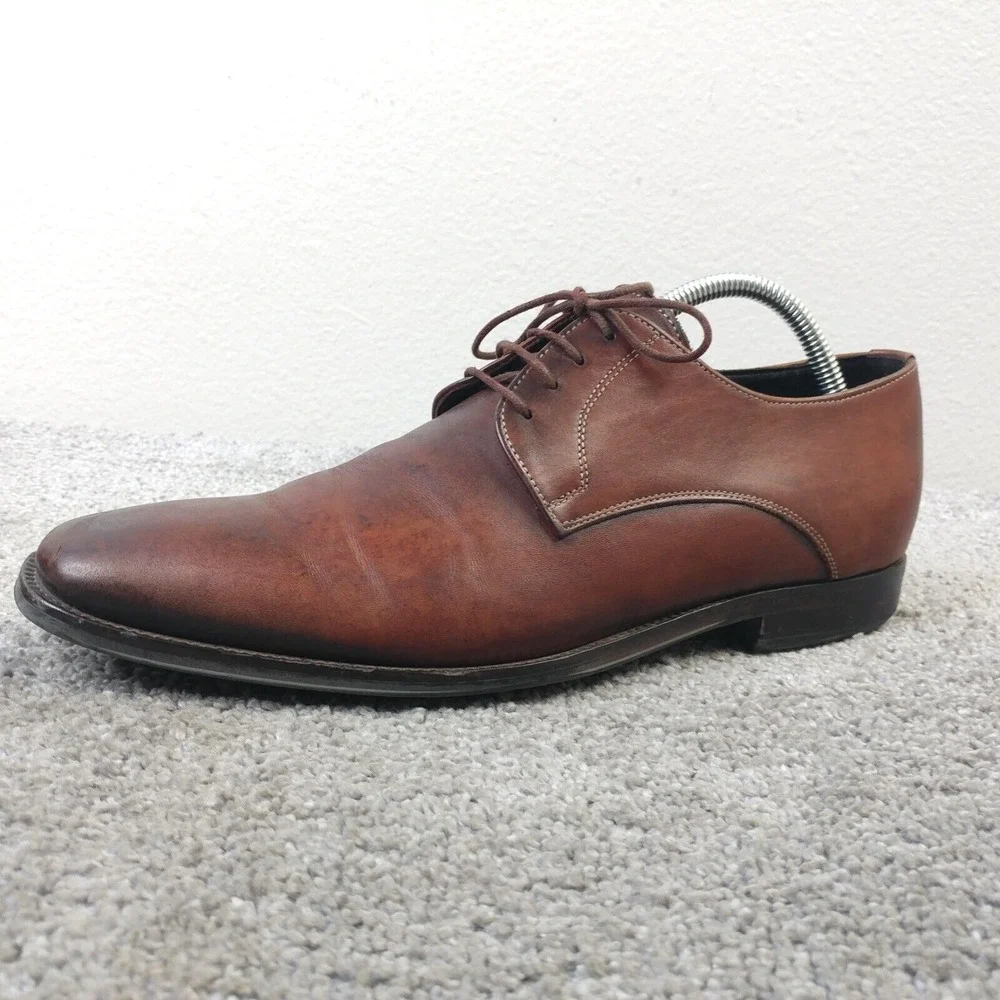 To Boot New York Adam Derrick Mens Size 8 Shoes Brown Leather Lace Up Oxford